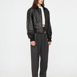 Christopher Esber - Leather Flight Bomber