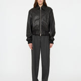 Christopher Esber - Leather Flight Bomber