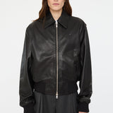Christopher Esber - Leather Flight Bomber