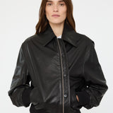 Christopher Esber - Leather Flight Bomber