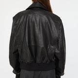 Christopher Esber - Leather Flight Bomber