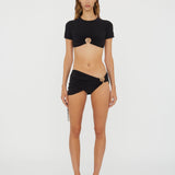 Christopher Esber - Ruched Orbit Crop Swim Tee