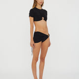 Christopher Esber - Ruched Orbit Crop Swim Tee