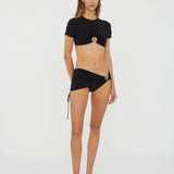 Christopher Esber - Ruched Orbit Crop Swim Tee