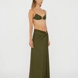 Christopher Esber - Ruched Orbit Split Skirt