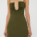Christopher Esber - Arced Ruched Lycra Dress