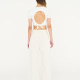 Christopher Esber - Lambada Sands Backless Knot Tie Tee