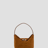 Christopher Esber - Turnlock Suede Mini Shoulder Bag