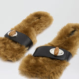 Christopher Esber - Turnlock Sheepskin Flat
