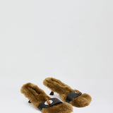 Christopher Esber - Turnlock Sheepskin Mule
