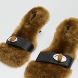 Christopher Esber - Turnlock Sheepskin Mule