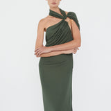 Christopher Esber - Bezel Quartz Halter Dress
