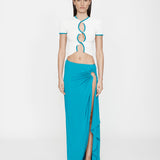 Christopher Esber - Open Twist Contrast Bind Tee