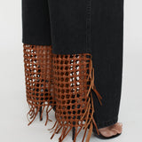 Christopher Esber - Basket Leather Jean