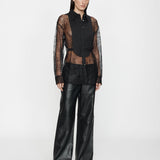 Christopher Esber - Lace Tux Shirt