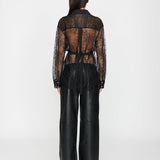 Christopher Esber - Lace Tux Shirt