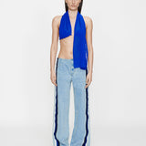 Christopher Esber - Silk Scarf Chain Bra Top