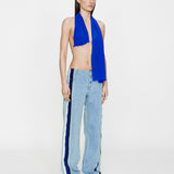 Christopher Esber - Silk Scarf Chain Bra Top