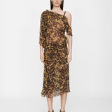 Christopher Esber - Cord Trimmed Silk Ruche Skirt
