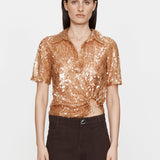 Christopher Esber - Illuminate Sequin Polo