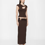 Christopher Esber - Mineral Stone Ruched Skirt