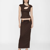 Christopher Esber - Mineral Stone Ruched Skirt