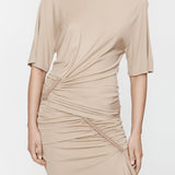 Christopher Esber - Shibari Jersey Ruche Tee