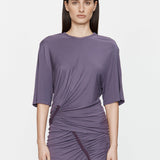 Christopher Esber - Shibari Jersey Ruche Tee