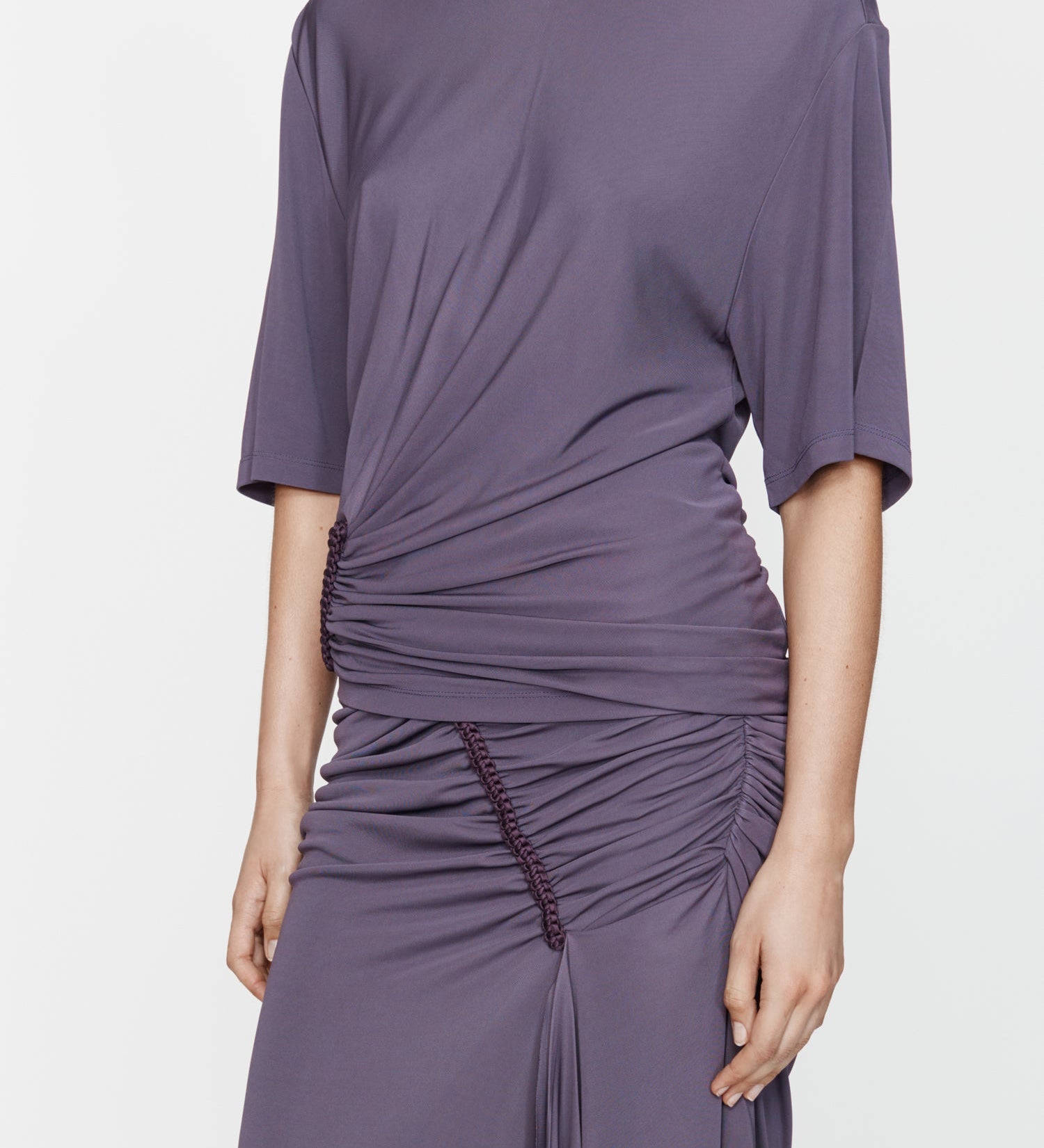 Christopher Esber - Shibari Jersey Ruche Tee