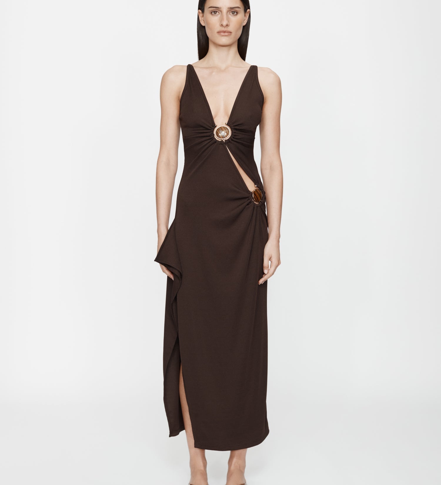 Christopher Esber - Mineral Stone Cascade Tank Dress