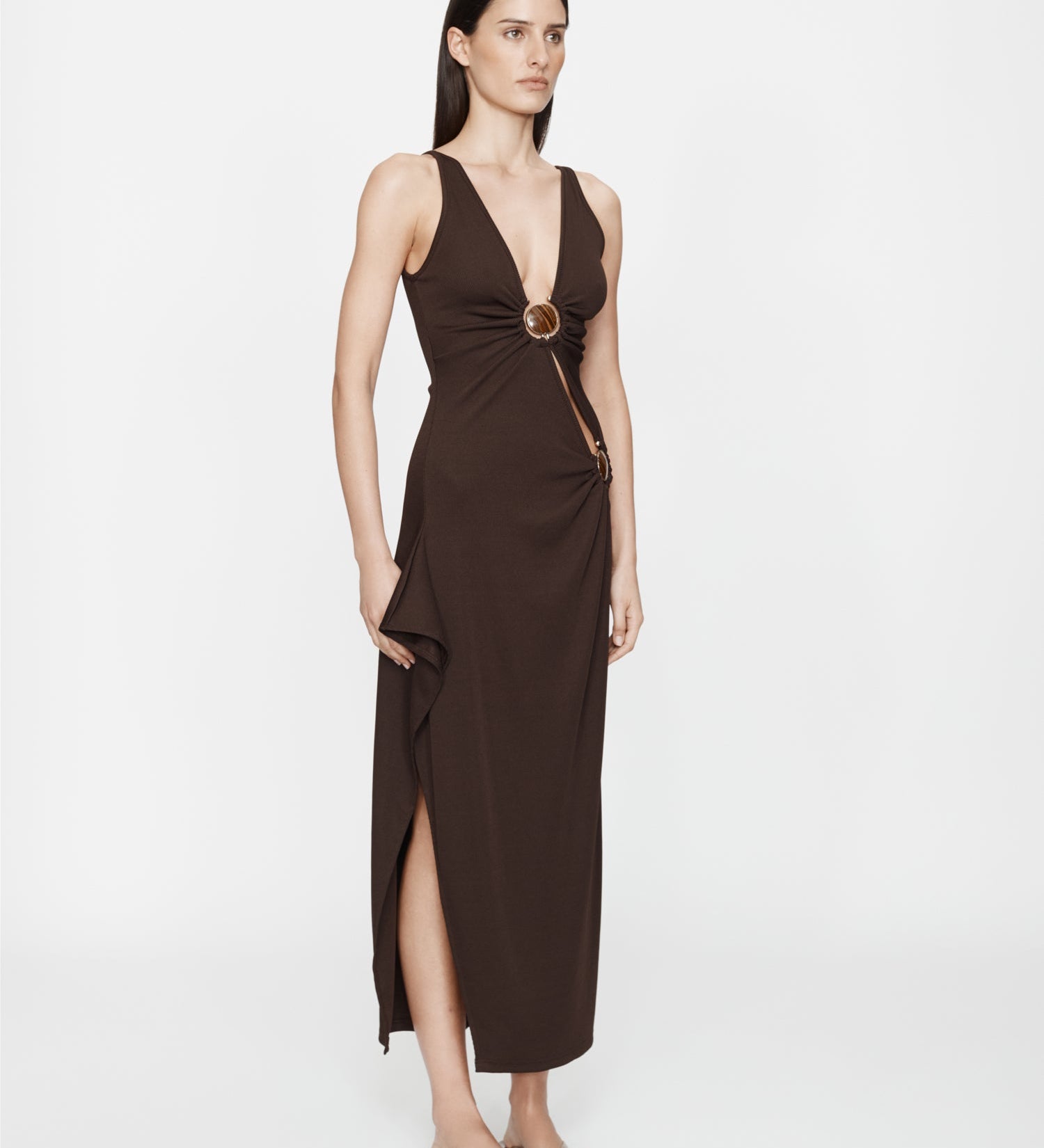 Christopher Esber - Mineral Stone Cascade Tank Dress
