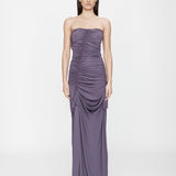 Christopher Esber - Shibari Jersey Ruche Strapless Dress