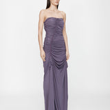Christopher Esber - Shibari Jersey Ruche Strapless Dress