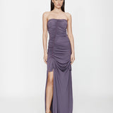 Christopher Esber - Shibari Jersey Ruche Strapless Dress