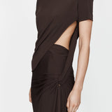 Christopher Esber - Twisted Lever Tee Dress