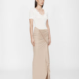 Christopher Esber - Hibiscus Embroidered Rib Tee
