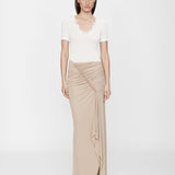 Christopher Esber - Hibiscus Embroidered Rib Tee