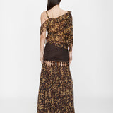 Christopher Esber - Tortoiseshell Droplet Jersey Skirt