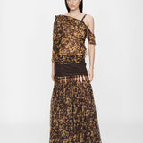 Christopher Esber - Tortoiseshell Droplet Jersey Skirt
