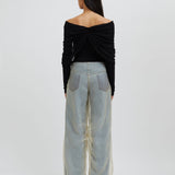 Christopher Esber - Silk Parchment Denim Jean
