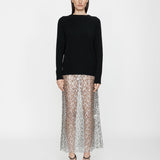 Christopher Esber - Sequinned Lace Column Skirt