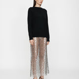 Christopher Esber - Sequinned Lace Column Skirt