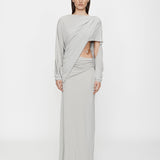 Christopher Esber - Encased Nature Resin Draped Jersey Dress