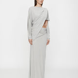 Christopher Esber - Encased Nature Resin Draped Jersey Dress