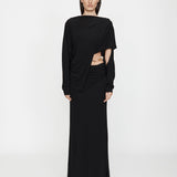 Christopher Esber - Encased Nature Resin Draped Jersey Dress