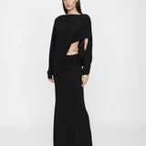 Christopher Esber - Encased Nature Resin Draped Jersey Dress