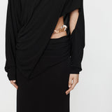 Christopher Esber - Encased Nature Resin Draped Jersey Dress