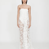 Christopher Esber - Floating Lace Strapless Gown