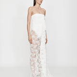 Christopher Esber - Floating Lace Strapless Gown