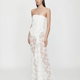 Christopher Esber - Floating Lace Strapless Gown